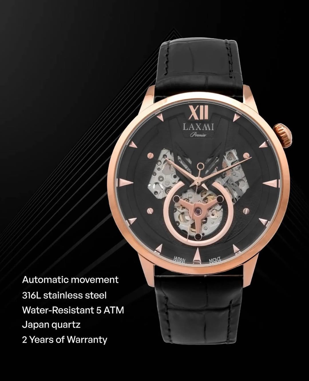 ساعت مردانه لکسمی اتوماتیک مدل8801