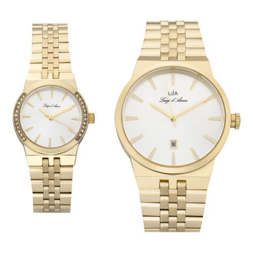 ساعت مچی ست زنانه مردانه لویجی دی آناLD2505